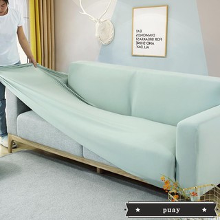 Áo bọc ghế sô pha màu trơn đơn giản