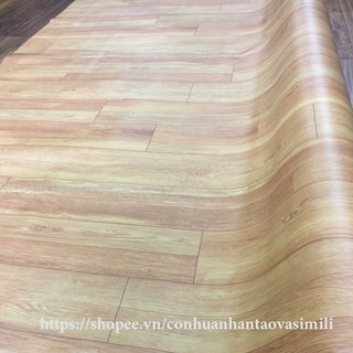 Tấm nhựa trải sàn vân gỗ màu nâu - simili giả gỗ