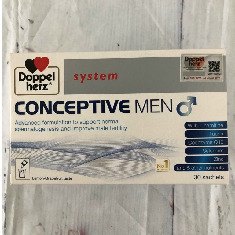 Viên uống CONCEPTIVE MEN  giúp cải thiện sinh sản ở nam giới