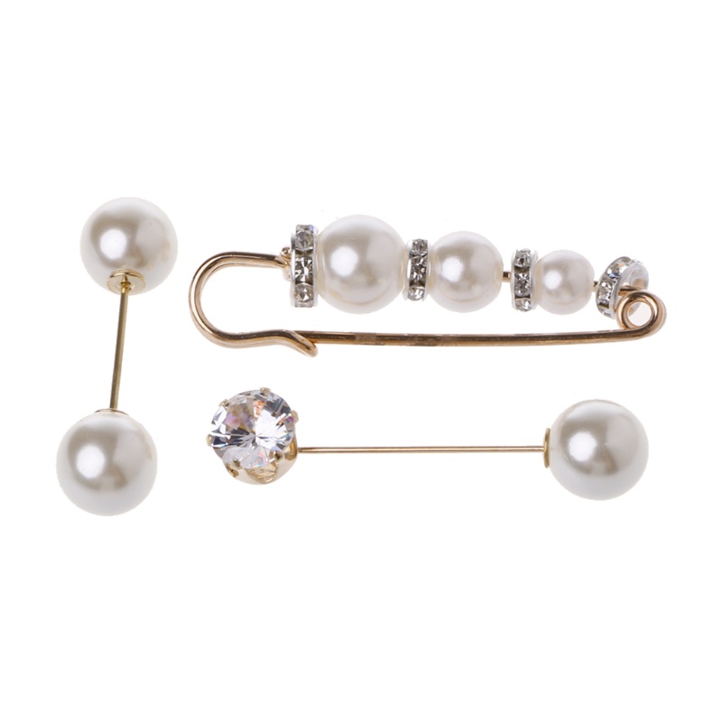 Bộ 3 Ghim Cài Khăn Choàng Phong Cách Hồi Giáo Bằng Hợp Kim Dành Cho Nữ