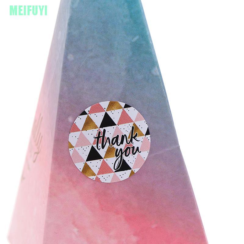 Cuộn 500 Miếng Dán Hình Ca Rô Ca Rô Trang Trí Nhãn Hiệu Meifuyi