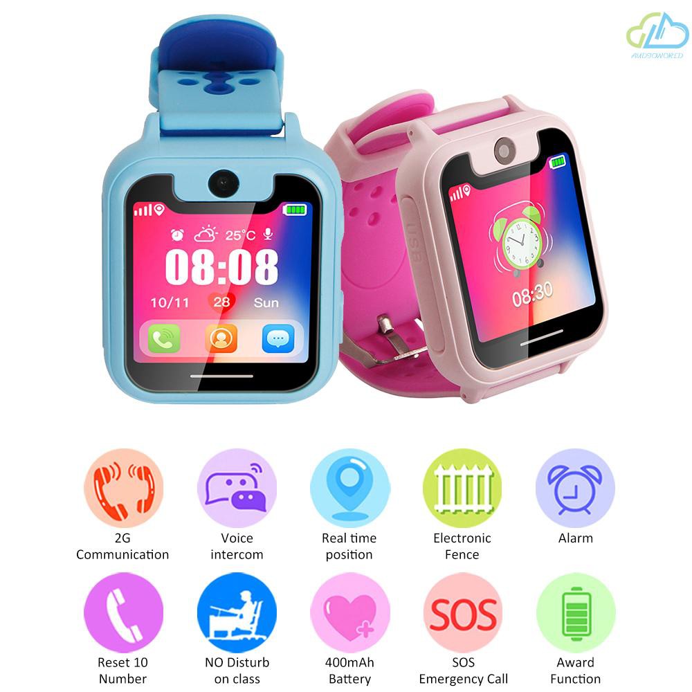 ☁ Đồng Hồ Thông Minh Màn Hình Cảm Ứng 1.54 "Có Ngăn Đựng Thẻ sim Cho Bé