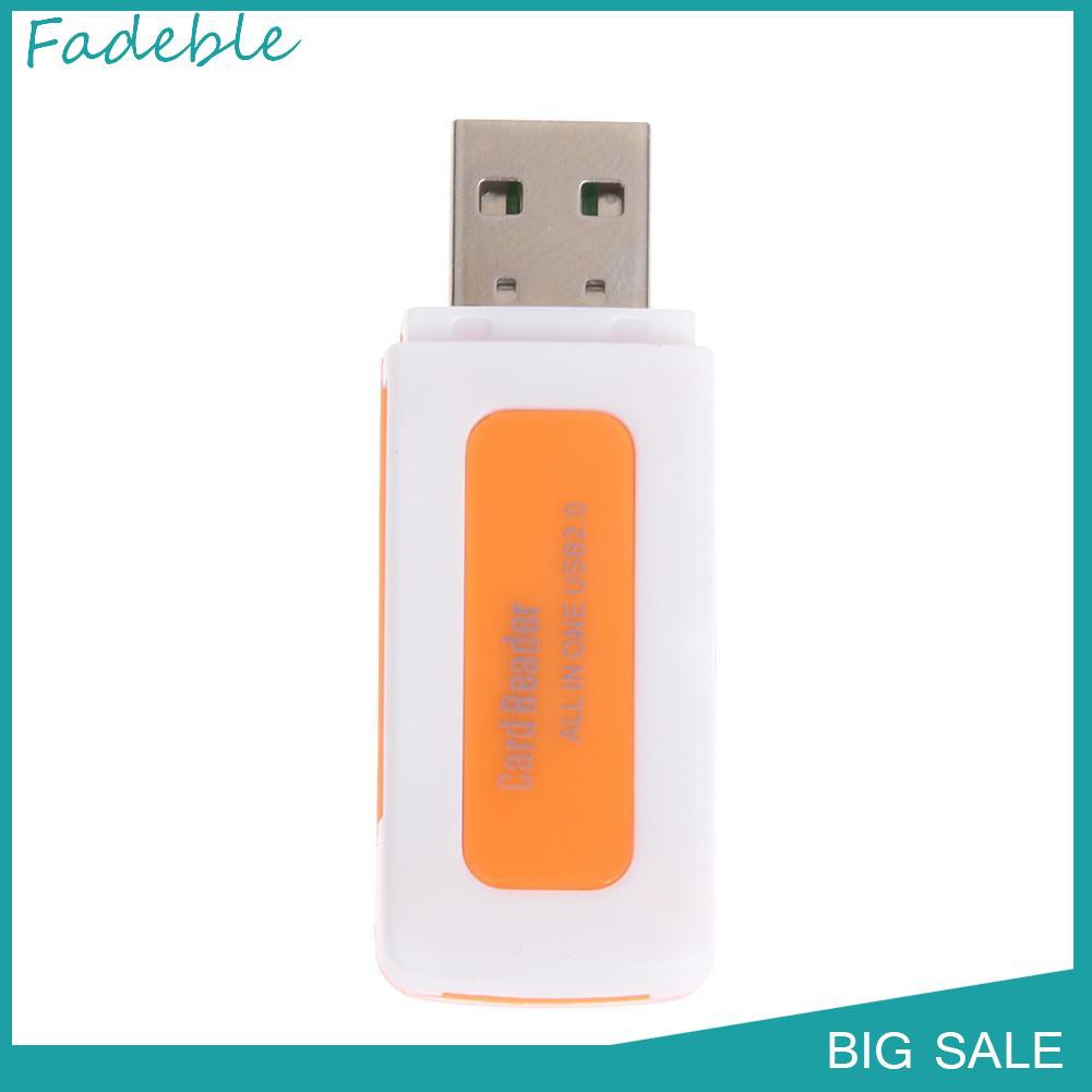 Đầu Đọc Thẻ Nhớ Sd / Mmc Tf Ms M2 Với 4 Khe Cắm Usb 2.0