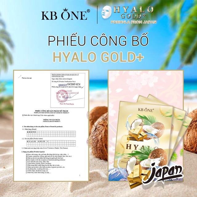 Mặt nạ Hyalo Kbone(nguyên hộp 7 miếng)