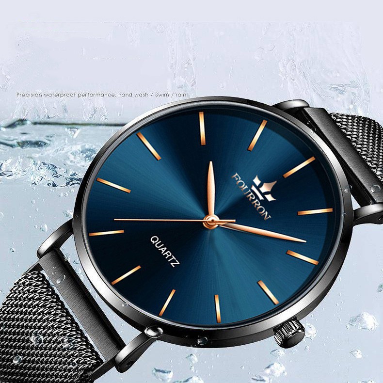 (CHUẨN MEN) Đồng Hồ Nam FOURRON F566 DOanh Nhân 2019 Dây thép Mành Cao Cấp | BigBuy360 - bigbuy360.vn