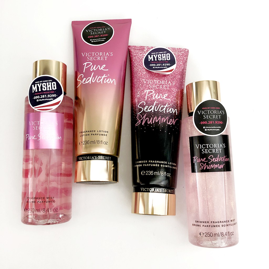 Xịt toàn thân Victoria's Secret 250ml, Amber Romace, Love Spell, Pure Seduction, Warm & Cozy - Hàng nhập USA chính gốc | BigBuy360 - bigbuy360.vn
