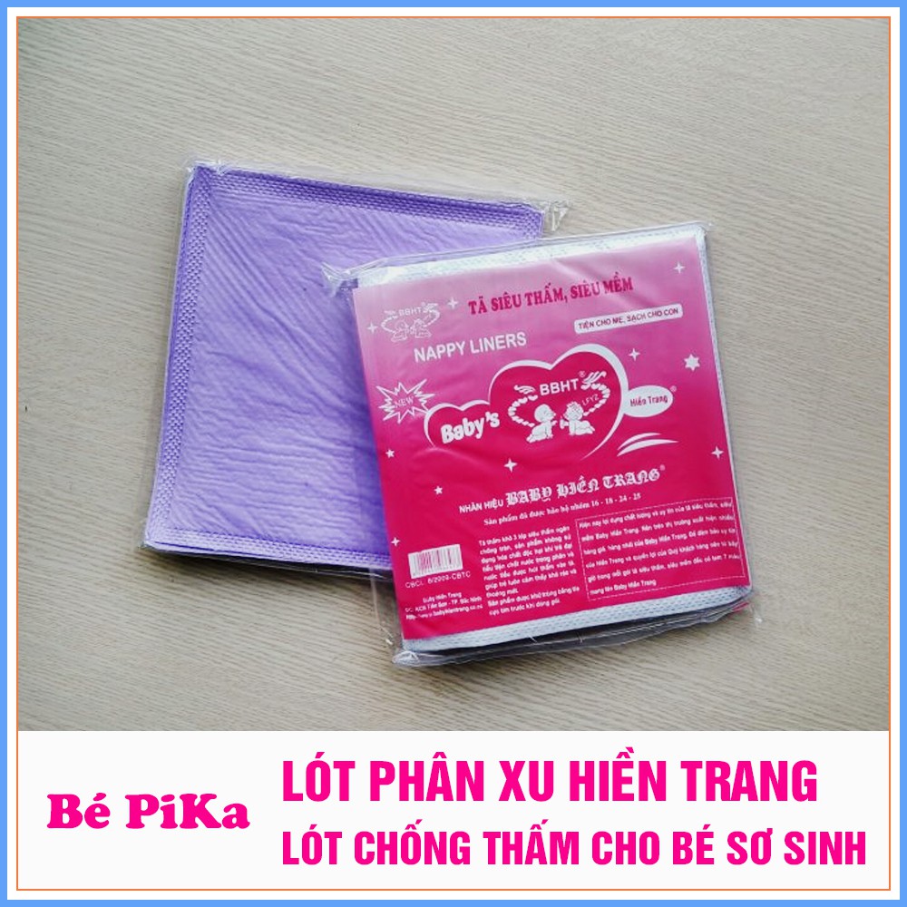 Combo 250 gói miếng lót phân xu cho bé