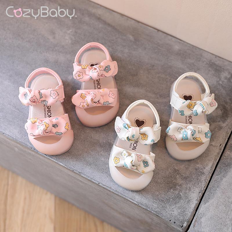 Xăng Đan Công Chúa Bằng Da Thời Trang Mùa Hè Dành Cho Bé Gái 1-2 Tuổi 2023