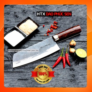 Dao thái kiểu 03 HTX DAO PHÚC SEN GT03 cán gỗ cẩm thái thịt rau củ 18cm