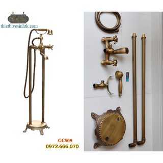 Vòi sen đặt sàn cho bồn tắm GCS09