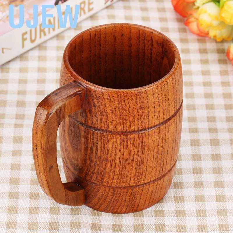 HANDMADE 1 Cốc Uống Trà Bằng Gỗ Tự Nhiên 11cm