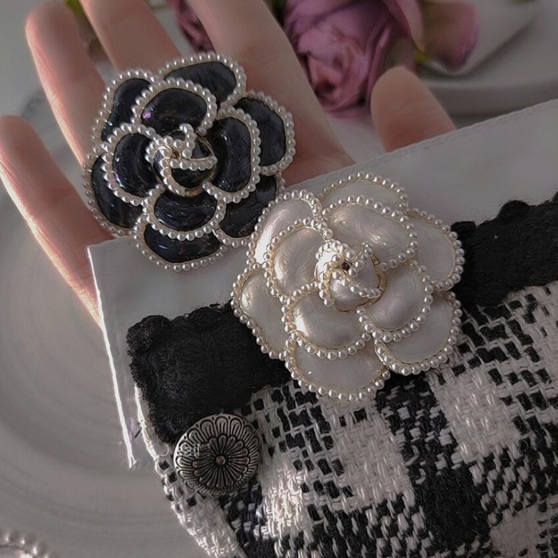 Ghim Cài Áo Hình Hoa Đính Ngọc Trai Nhân Tạo Thời Trang