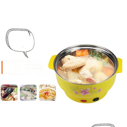 Nồi Lẩu Điện 26cm, 28cm Siêu To Phù Hợp Cho 4 Người Ăn