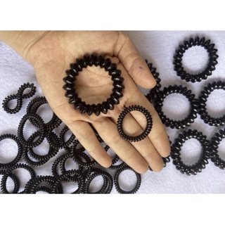 Sét 50 Dây buộc tóc lò xo - dây chun buộc tóc nhựa xoắn loại đẹp, cực bền