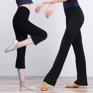 Quần khiêu vũ co giãn dành cho nữ dành cho người lớn Quần tập Yoga loe