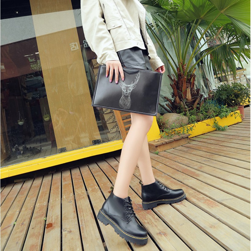 Giày oxford nữ cao cổ giày nữ học sinh giày ulzzang phong cách mới nhất