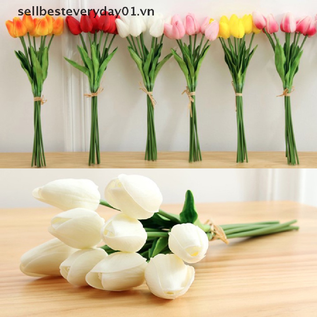 Bó Hoa tulip Giả Trang Trí Tiệc Cưới Xinh Xắn
