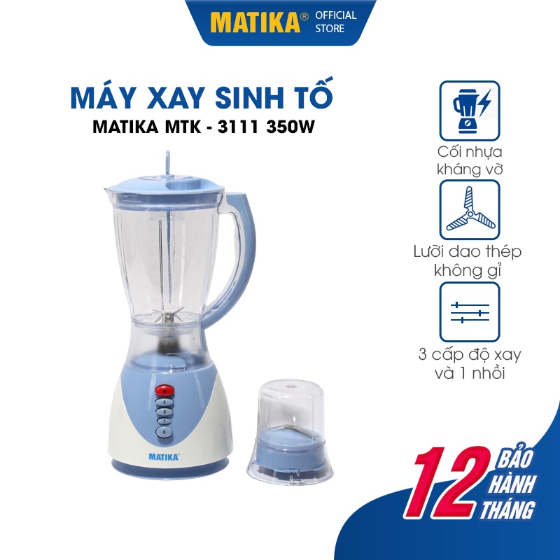 Máy Xay Sinh Tố MATIKA Đa Năng MTK-3111