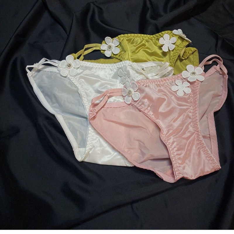 Quần Lót Lụa Mát Lưng Thấp Thời Trang Mùa Hè Dễ Thương Quyến Rũ Cho Nữ