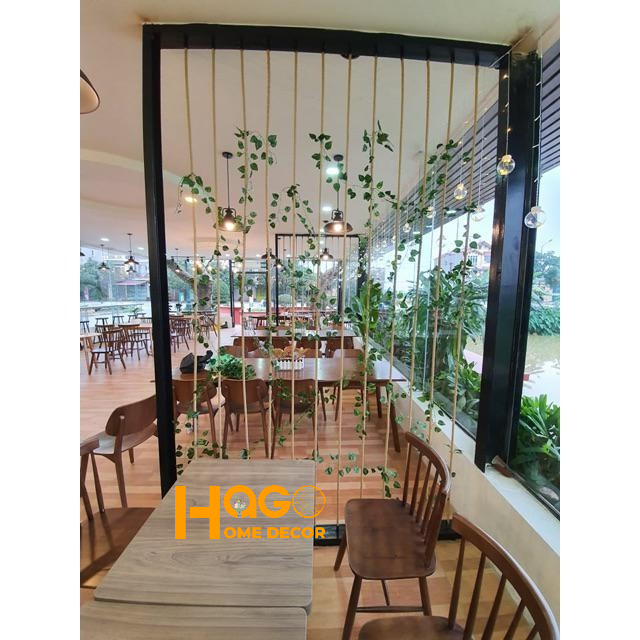 Lá giả, dây lá trầu bà dài 2m trang trí nhà cửa, ban công, quán cafe