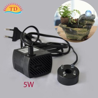 [5W, 4led] Máy Bơm Nước Chìm cho Hồ Cá, Hòn Non, Bộ Thác Nước