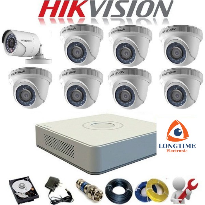 Đầu Ghi Camera Hikvision DS-7108HGHI-F1 ,Tối đa 8 kênh Analog + 2 kênh IP 2MP ,Ghi hình 1080PLite@25fps , bảo hành 5 năm