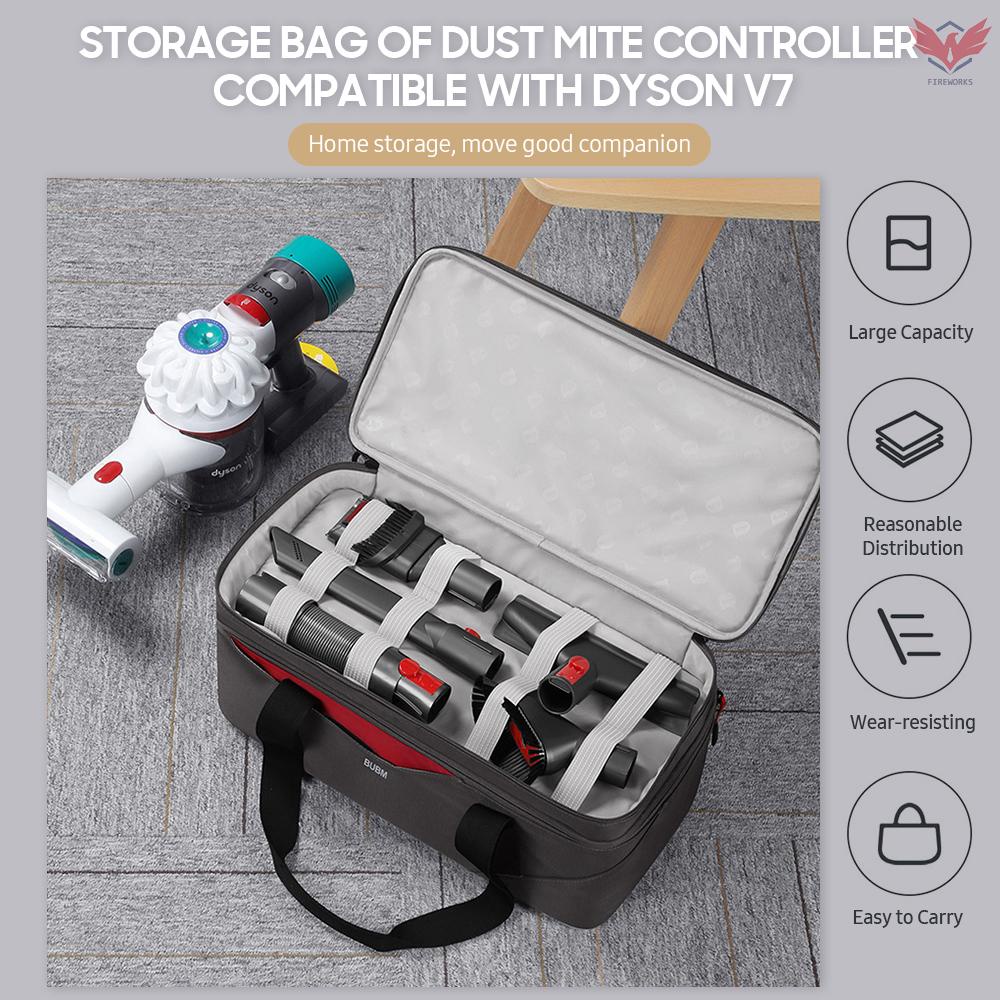 Fir BUBM Storage Bag of Dust Mite Controller Compatible with Dyson V7 Large Capacity Wear-resisting Reasonable Distribution