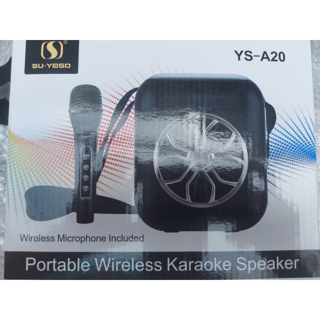 Loa Karaoke YSD A20, bluetooth 5.0, Mic không dây,