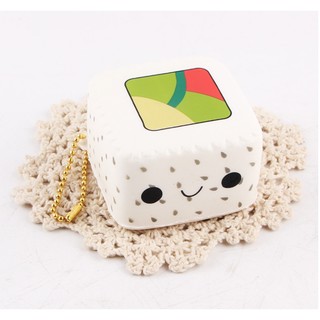 Squishy Sushi Cơm Nắm Vuông