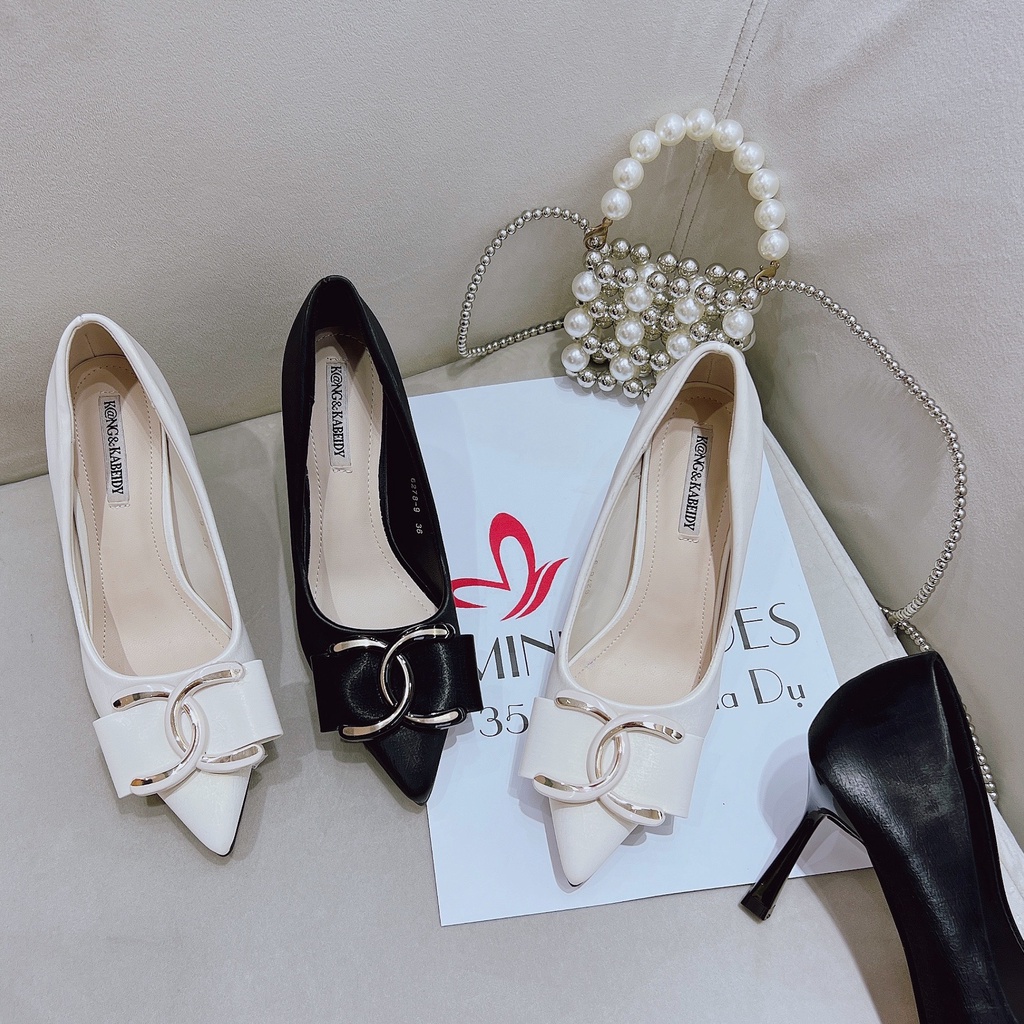 Min's Shoes - Giày Gót Nhọn Da Mềm Cao Cấp NC63