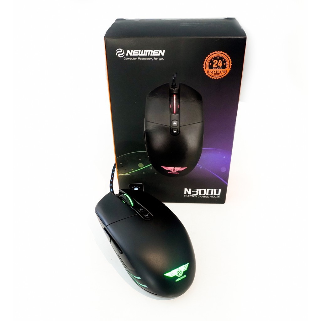 Chuột Mouse NEWMEN N3000 USB Chính hãng (RGB, 4200DPI)