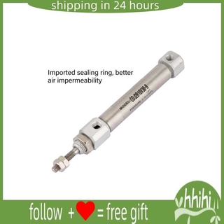 Xi lanh khí nén mini CDJ2B10-30S tác dụng kép đường kính 10mm/30mm