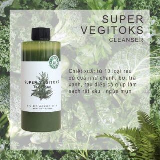 Sữa rửa mặt rau củ thải độc super vegitoks cleanser
