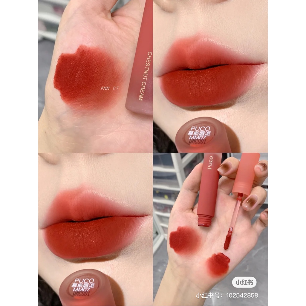 Son Kem Màu Nhung Lì Lâu Trôi PUCO Mousse