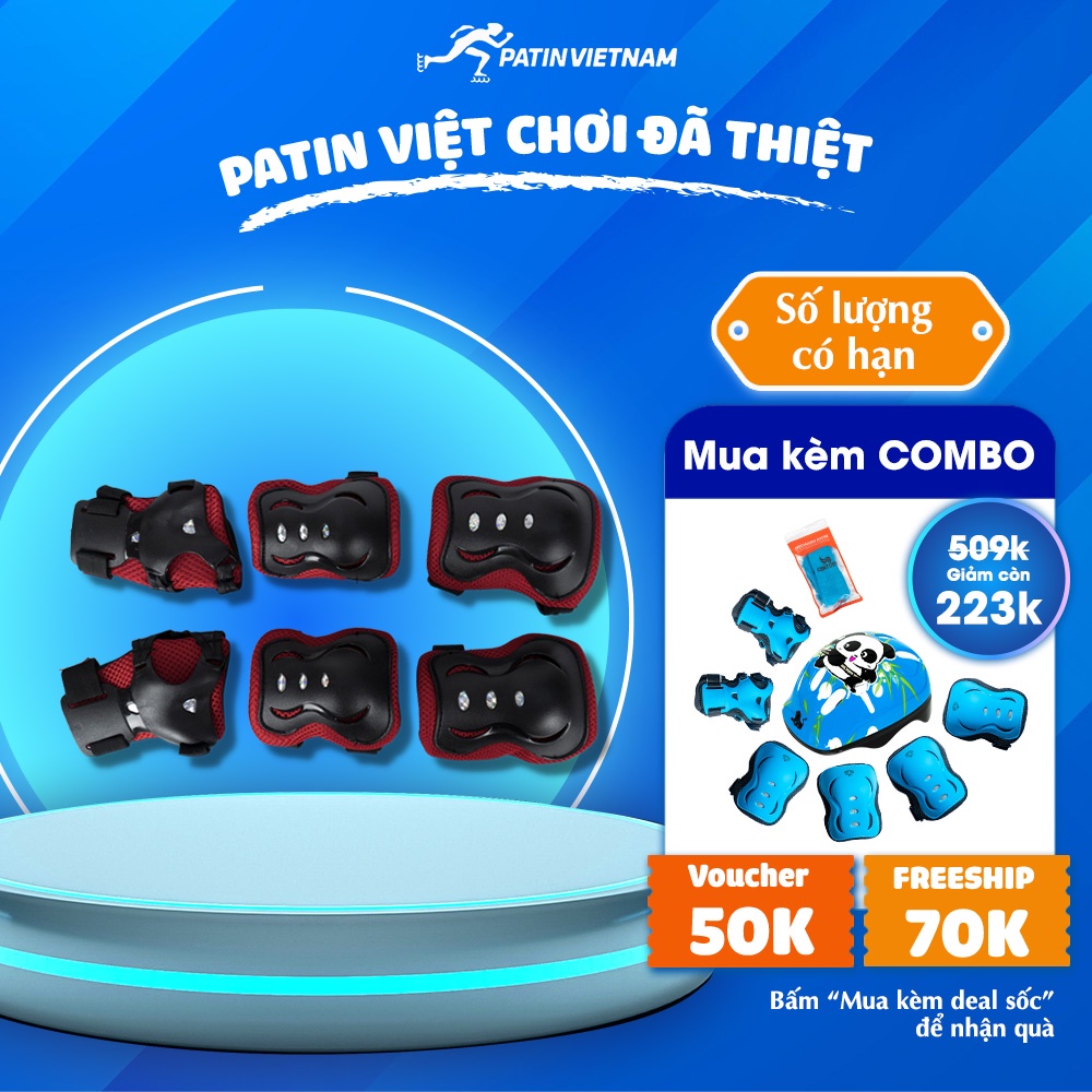 Bảo Hộ Patin Trẻ Em CENTOSY Cao Cấp BVN BB - Chống Va Đập Cho Bé Khi Chơi Thể Thao