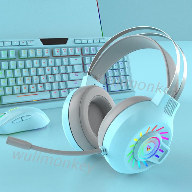 Tai Nghe Trùm Đầu Chơi Game Có Dây 3.5mm Rgb