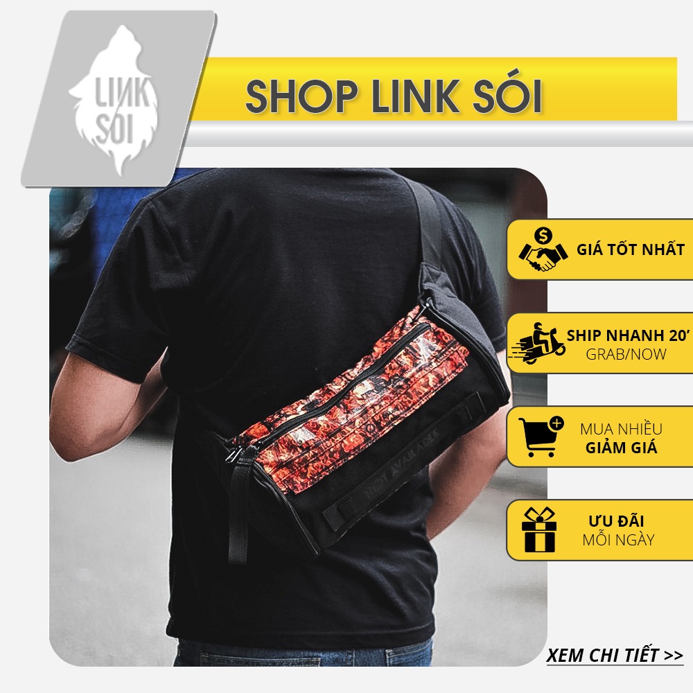 TÚI CHÉO CHÍNH HÃNG NOT AVALABLE THÍCH HỢP ĐI TẬP THỂ THAO, ĐI CHƠI