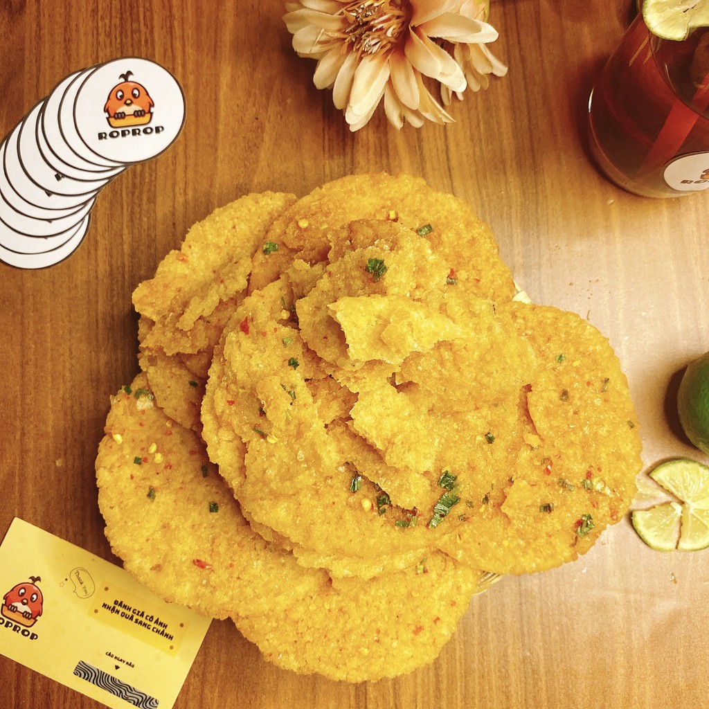 Cơm Cháy Chiên Mắm Hành Roprop Gói 3 Miếng Ít Dầu