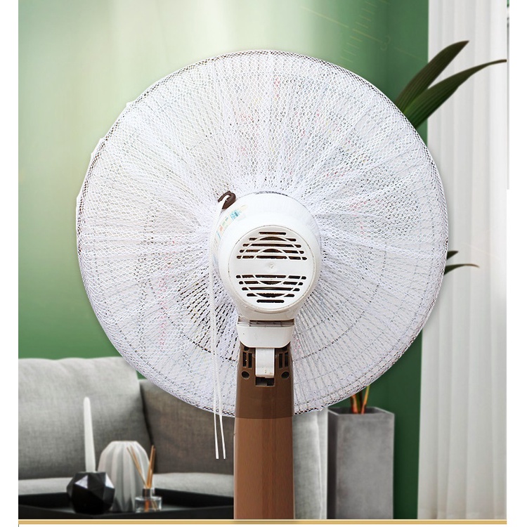 Màn lưới bọc quạt bảo vệ an toàn cho bé có dây rút siêu tiện dụng nhiều mẫu hoạt hình dễ thương