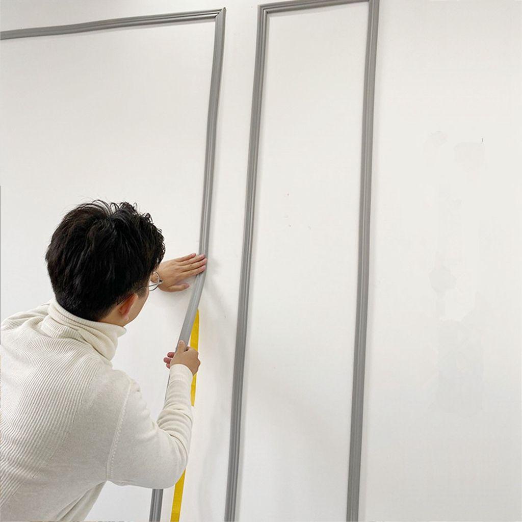 Miếng Dán Tường Mềm Mại Dập Nổi Họa Tiết AUGUSTINE Dài 1M Trang Trí Nhà Cửa DIY
