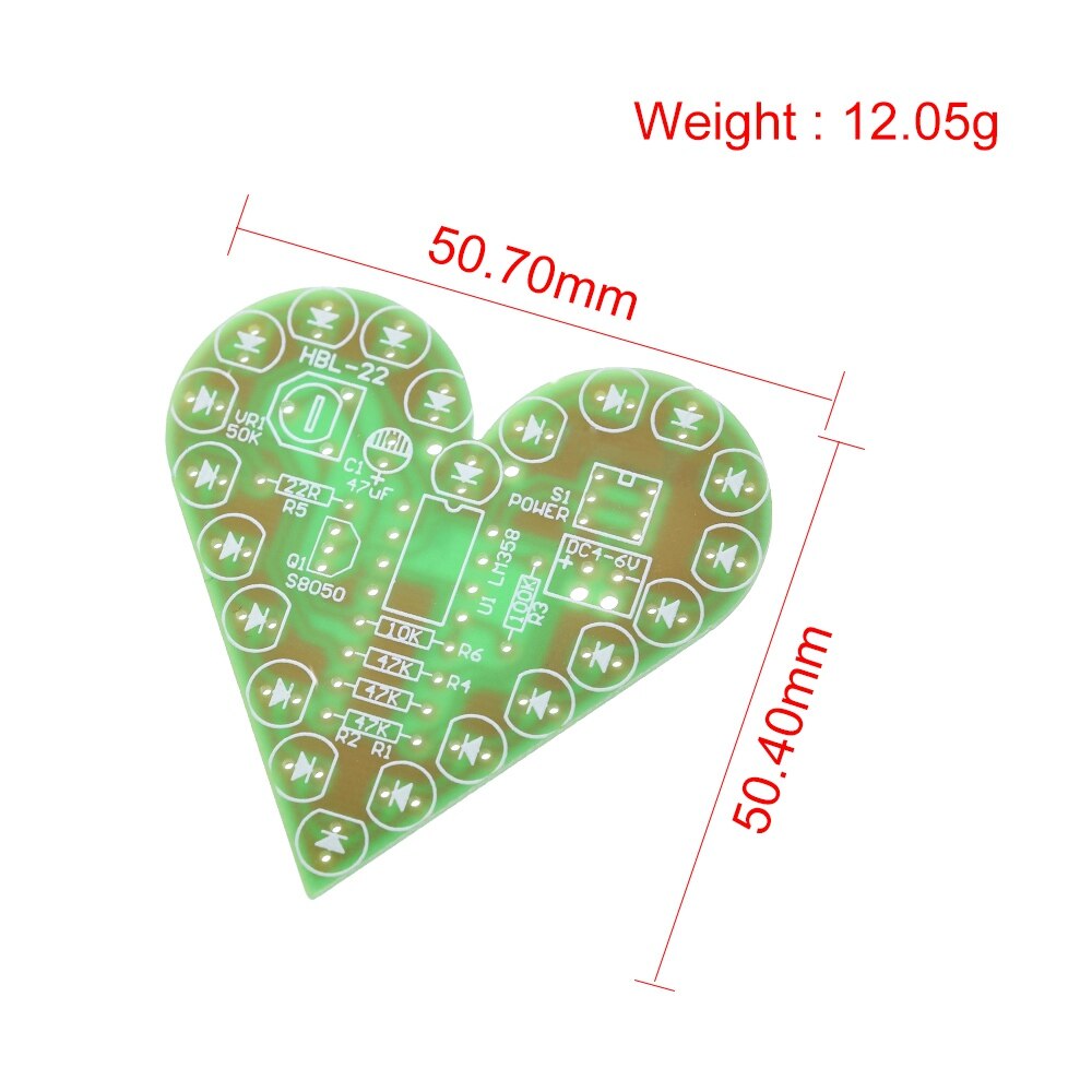 Bộ Bảng Mạch Đèn Led Tự Làm Dc 4v-6v