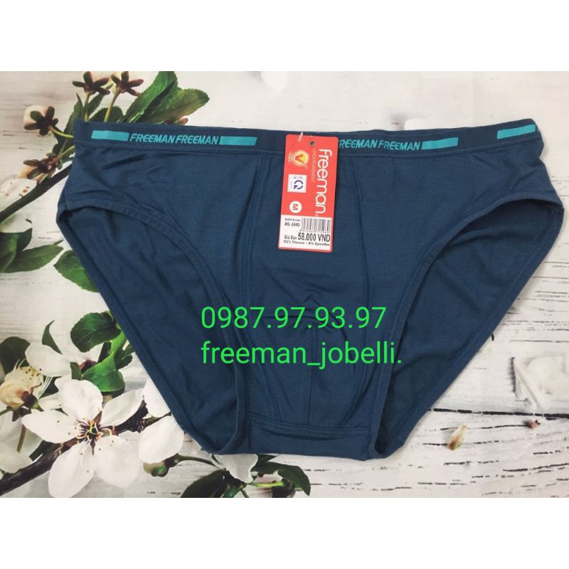 Quần lót nam Freeman 6040,6050 size thường + size đại cotton lụa[ hình thật + video