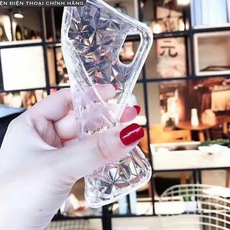 Ốp 3D Kim Cương Dẻo trong suốt cho iphone 5g / 6 / 6s / 7 / 8 / se / plus / x / xs / xsmax, samsung j4 / j6 plus