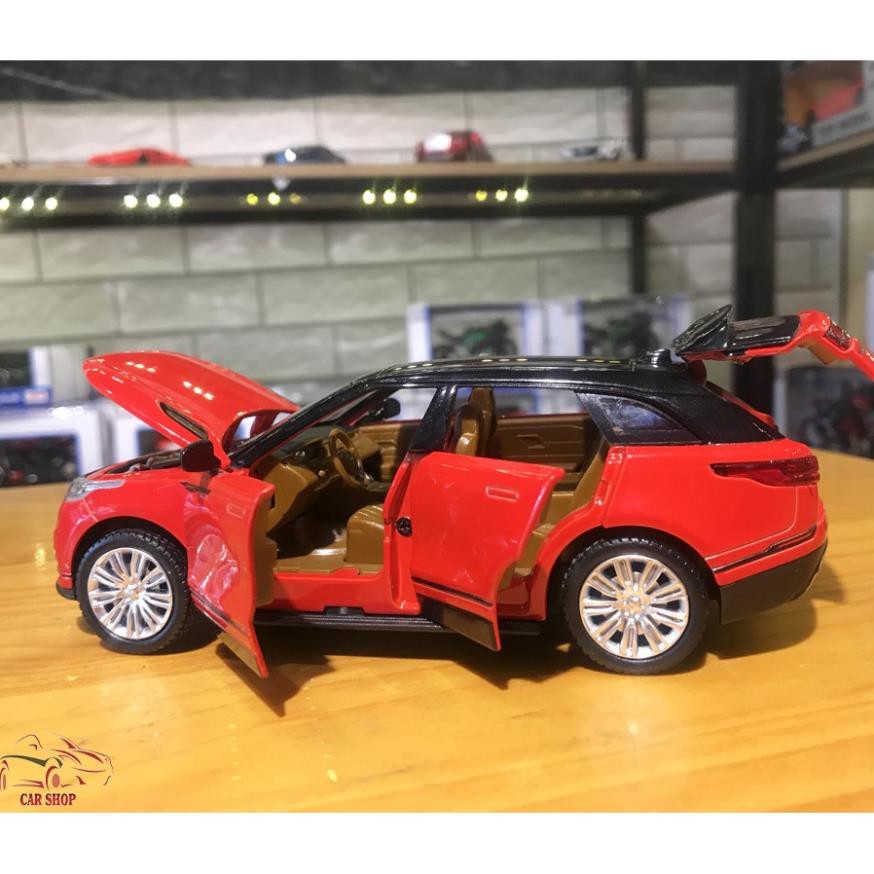 Mô hình xe ô tô Land Rover Range Rover Velar tỉ lệ 1:32 màu đỏ