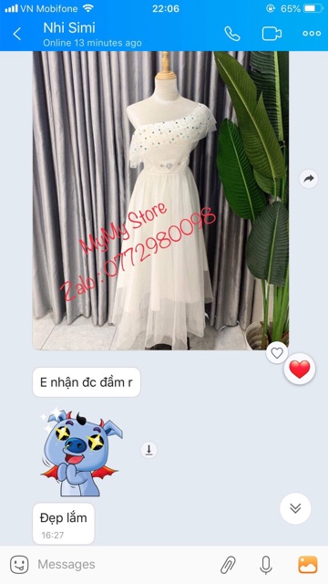 Đầm dự tiệc kết cườm tròn mặc được 2 kiểu TRIPBLE T DRESS - size M/L (kèm ảnh thật) MS33Y