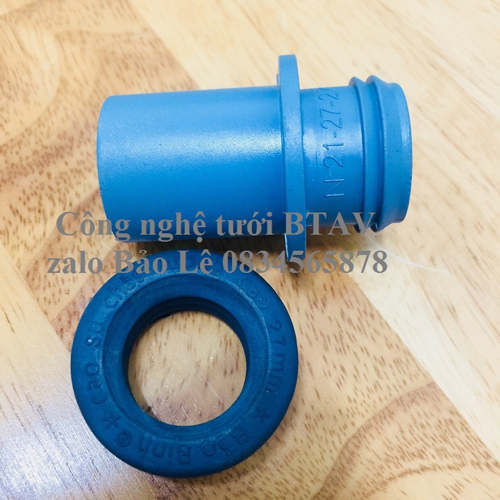 10 KHỞI THỦY NHỰA PVC BB 21MM-27MM KÈM RON CAO SU