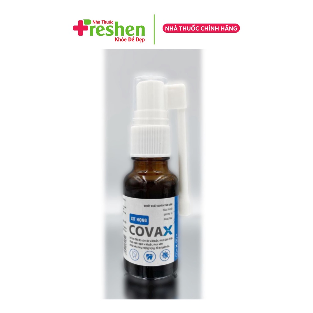 Xịt Họng COVAX – Làm Sạch Khoang Miệng, Làm Dịu Cổ Họng – 1 Lọ 20ml