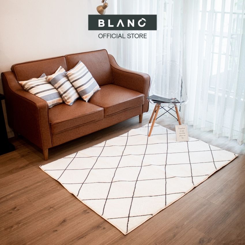 Thảm Trải Sàn Phòng Khách Nordic BLANC'