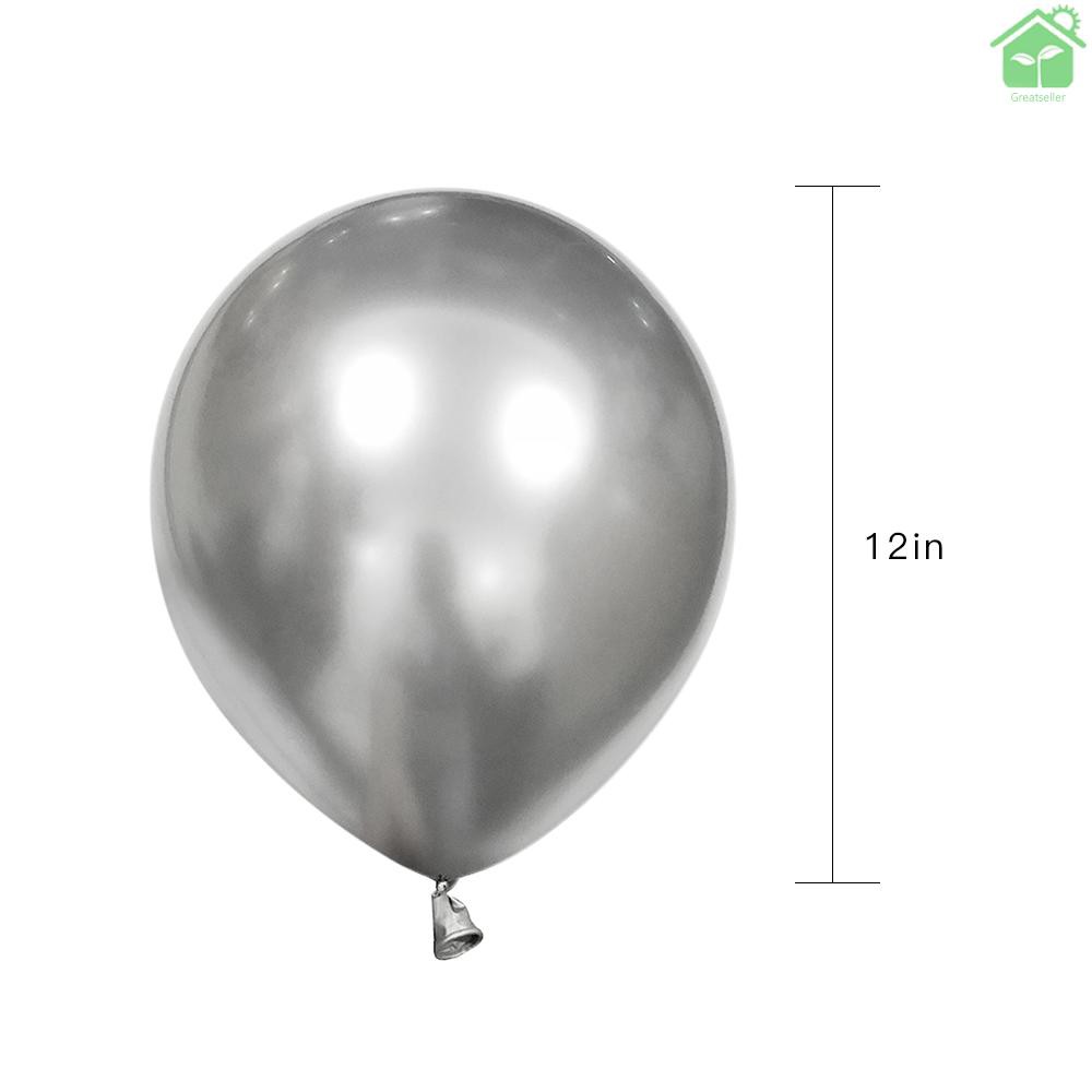 1 Bong Bóng Kim Loại Dày 30.48 cm Nhiều Màu Sắc Dùng Trang Trí Tiệc Cưới / Sinh Nhật / Lễ Tốt Nghiệp | BigBuy360 - bigbuy360.vn