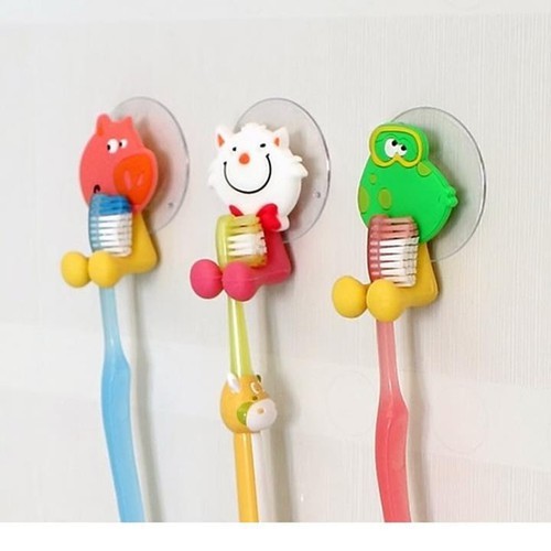 Móc hít tường Treo bàn chải hình thú ngộ nghĩnh